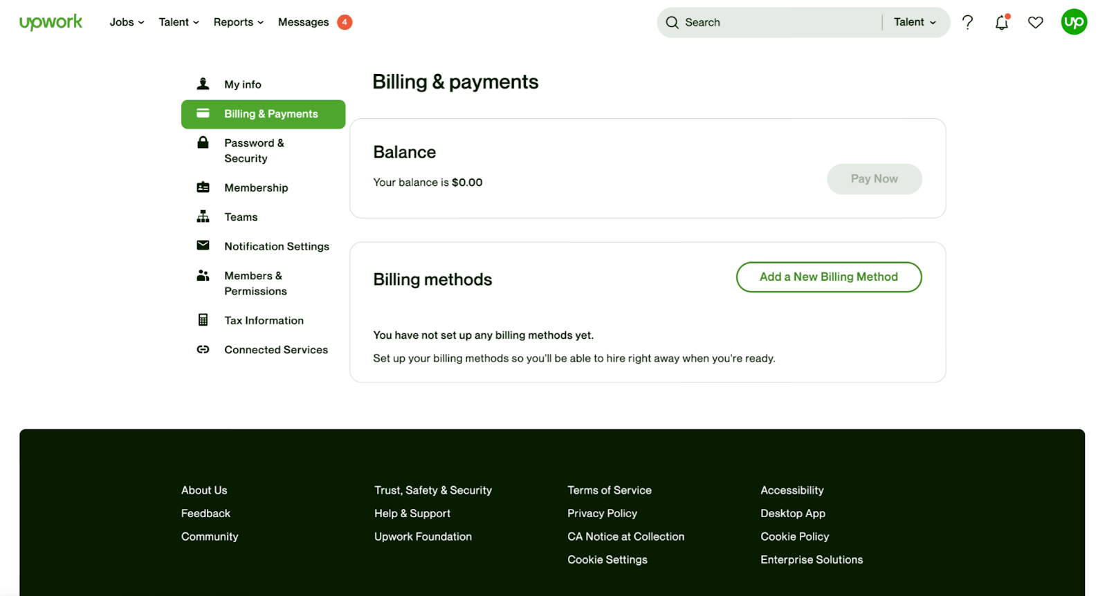 Billing and Payments