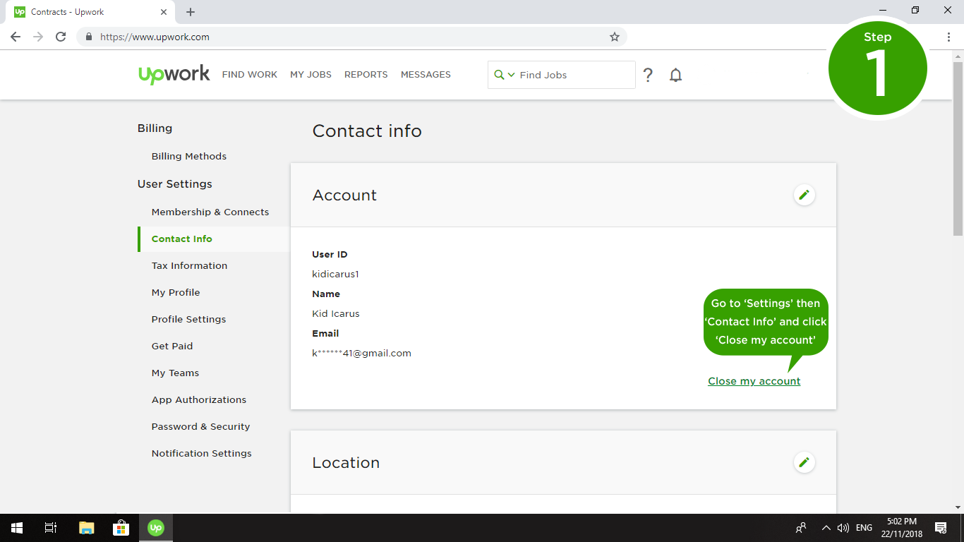 How to Delete Your Upwork Account 