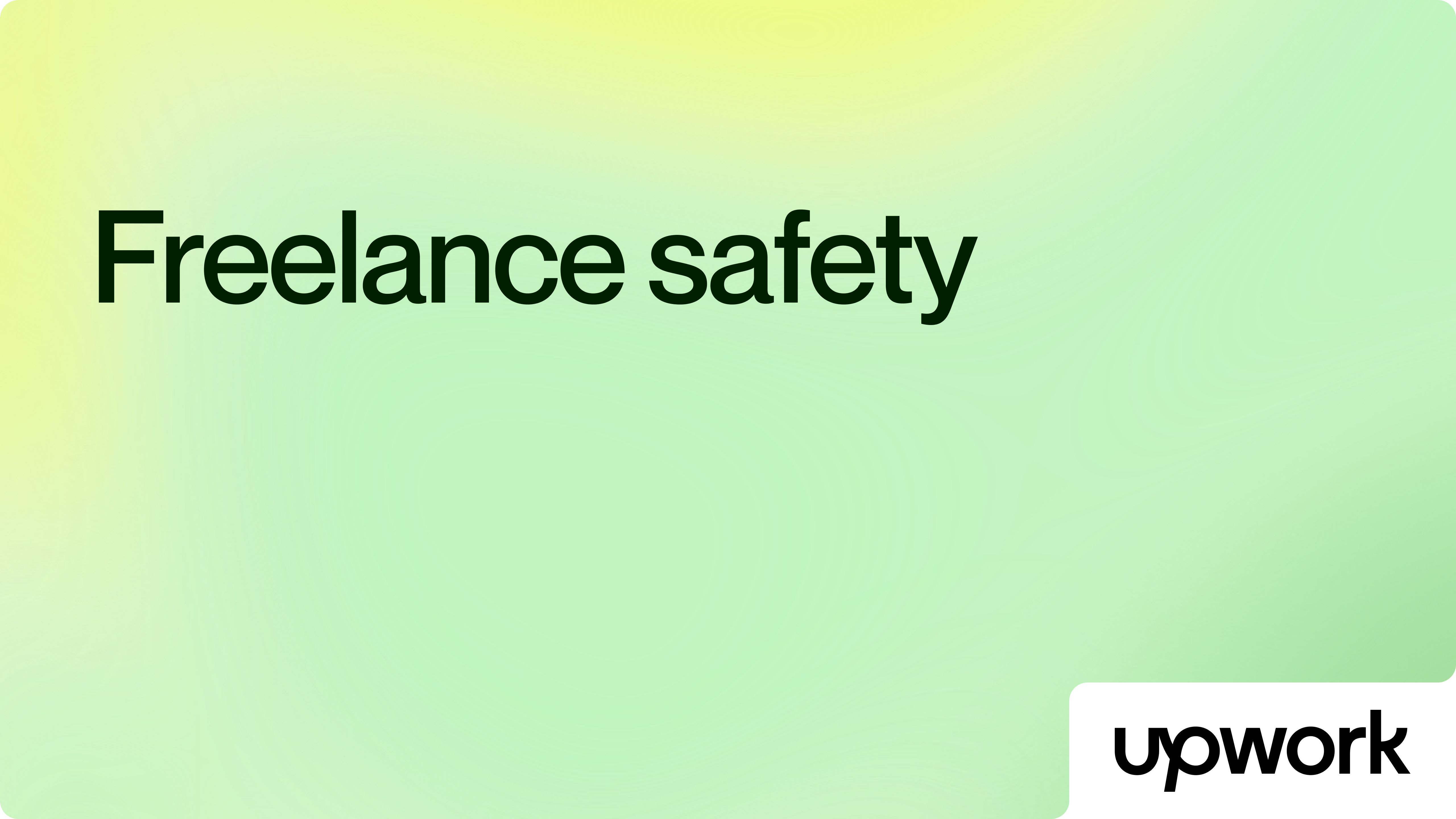 Freelance safety